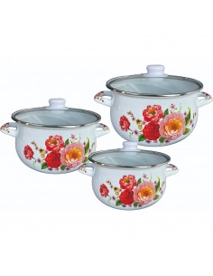 Šerpa set R54518F3G 18/20/22cm Bela sa Cvećem